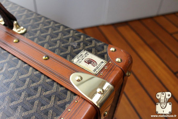 Valise Goyard ancienne