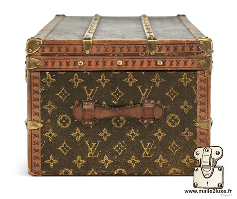 Malle à fleurs Louis Vuitton - 21 420 € reccord au enchere malle2luxe Les plus chers vendus au enchere au monde