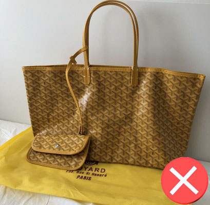sac goyard jaune