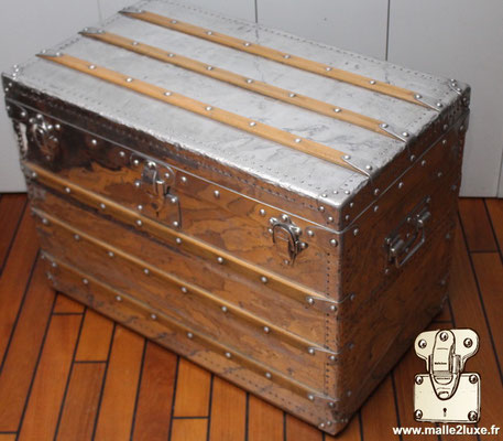 malle louis vuitton aluminium