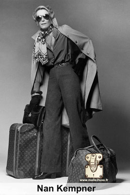 nan kempner aime les malles louis vuitton
