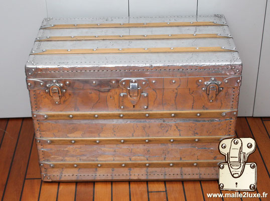 malle louis vuitton aluminium parfaite