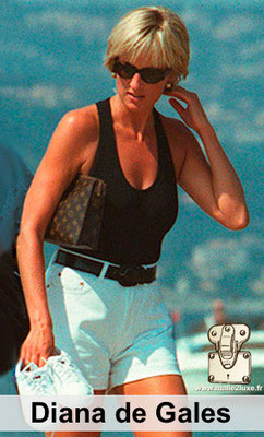 Diana aime les malles louis vuitton