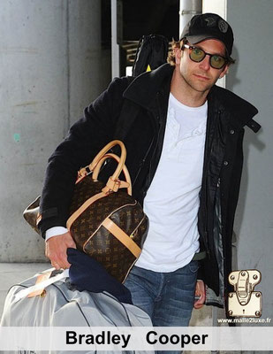 Bradley cooper aime les malles louis vuitton