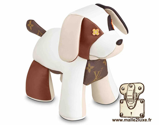 doudou peluche Louis Vuitton chien chiot