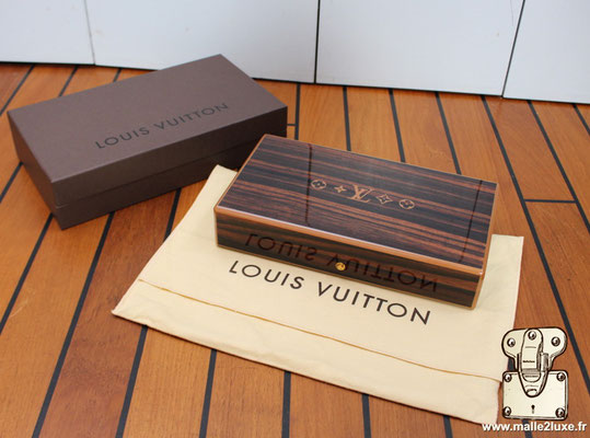 Boite de voyage Louis Vuitton placage ebene de Macassar 