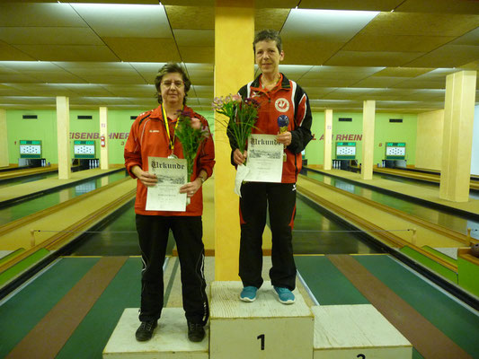 1. Platz Ellen Feier, 2. Platz Silvia Huwiler