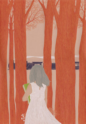 HBギャラリー個展「お外で会いましょう」展示作品2017.7