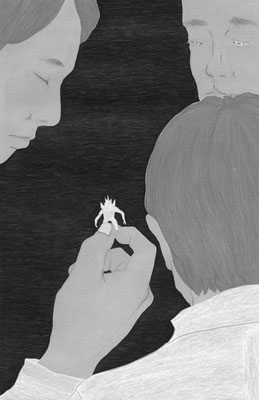 ジャーロ no.64（2018）『シュマシラ』澤村伊智氏著　扉絵　出版：光文社