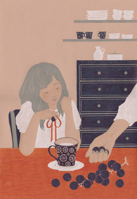 HBギャラリー個展「お外で会いましょう」展示作品2017.7
