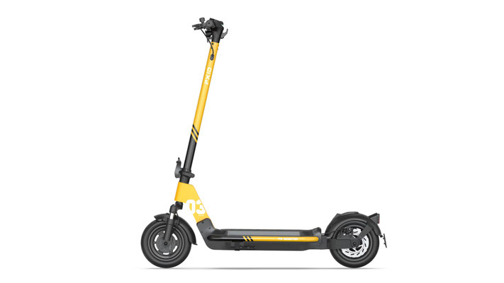 P 3 Escooter in Gelb Schwarz