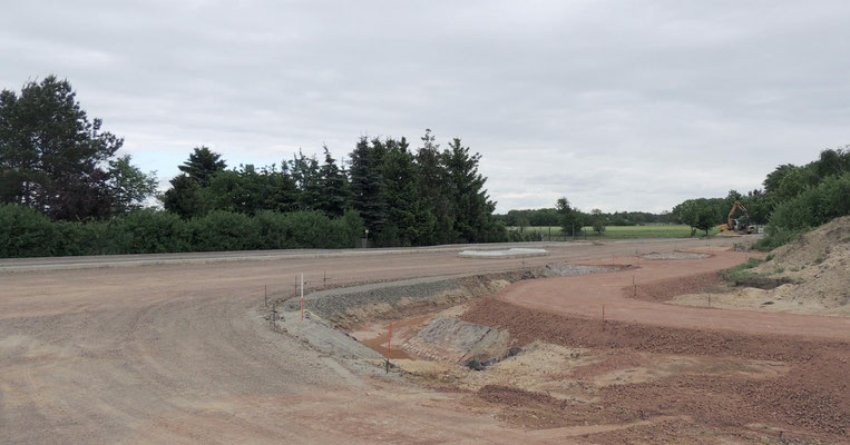 Blick aus Richtung Gehrendorf in Richtung Oebisfelde Siedlung