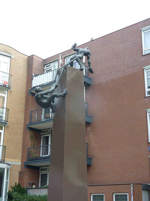 sculture au détour d'une rue