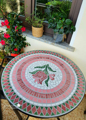 Mosaiktisch "Tamara" 80 cm Durchmesser