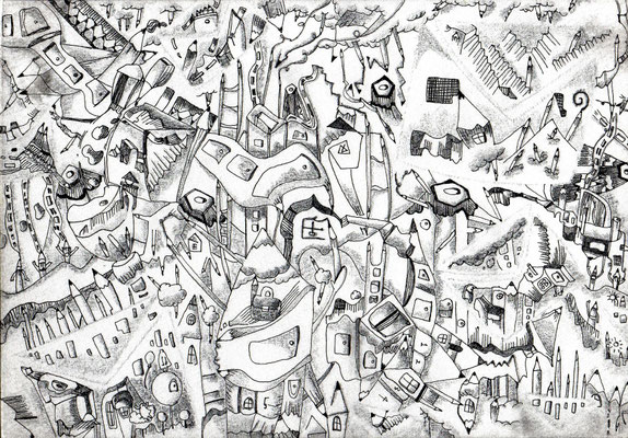「空想えんぴつ村」 2013.9(227mm×158mm)