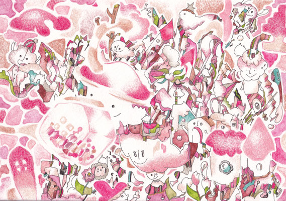 【SOLD OUT】「紅に広がる、夢のまち」2022.11 227×158mm