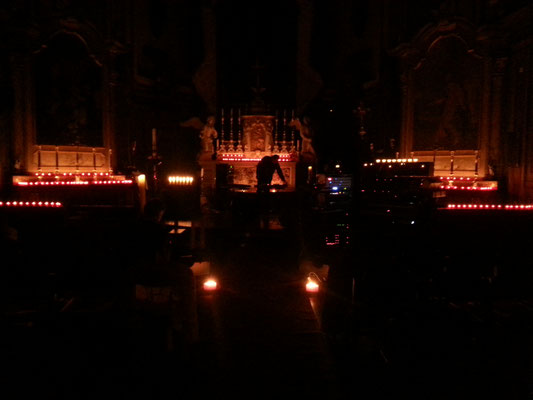 Cosmic Nights 2 - Carthusian Church, St. Martens Lierde (B) - 2014 (photo: Cosmic Nights)