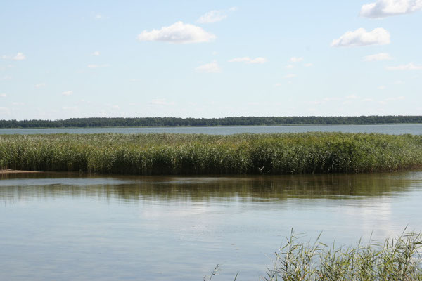 Blick auf das Kurische Haff und die Kurischen Nehrung