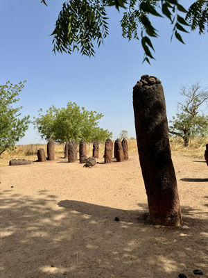 Auf unserer weiteren Reise entlang des Gambia Flusses besuchten wir ein weiteres kulturelles Highlight, die Wassu Stone Circles