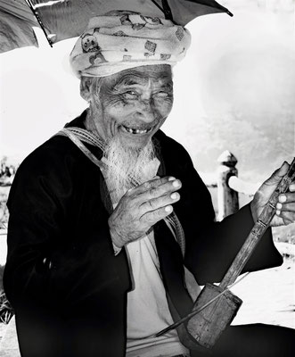 Straßenmusiker in Thailand