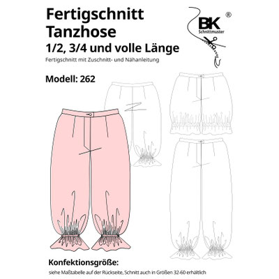 Schnittmuster für einen Tanzhose