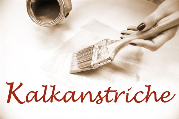 Kalkanstrich mit Sumpfkalk – Auftrag mit Pinsel