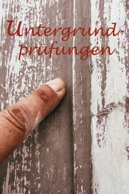 Prüfung des Untergrunds vor dem Auftragen von Kalkprodukten