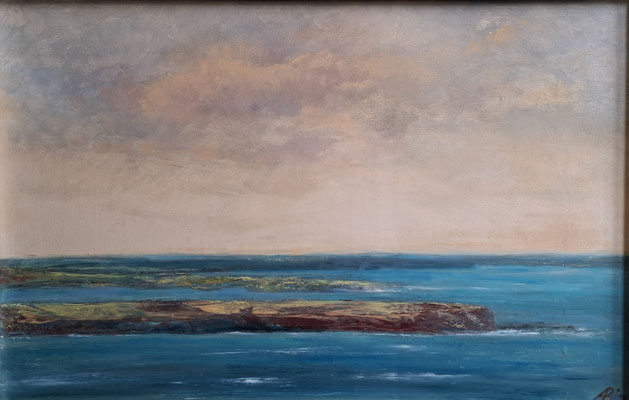 BODDENLANDSCHAFT / 2025 / 48 x 71 / OEL
