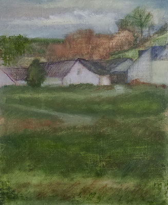 "Kleines Dorf", 2016, 34x29