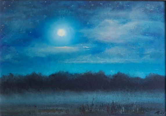 VOLLMOND / 2024 / 28,5 x 40,5 / OEL