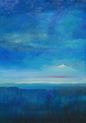 "Blaue Stimmung" 2020, 60x42