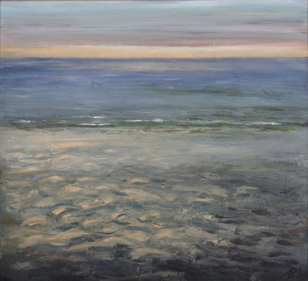 ,,Abendlicher Strand" 2023 (45x49,5)