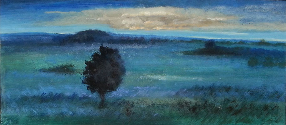 "Blaue Stunde II", 2012, 29x53