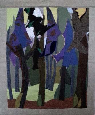 blauer Wald, 2011 (77x65)