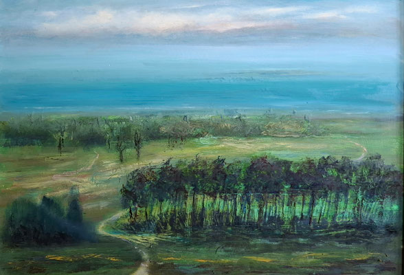 NORDISCHE LANDSCHAFT / 2025 / 49 x 70 / OEL
