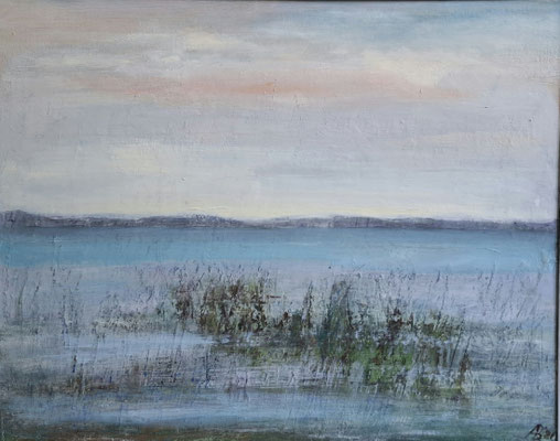 WINDSTILL / 2021/25 / 39 x 49 /OEL