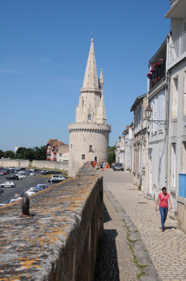 La Rochelle : les remparts et la tour de la Lanterne