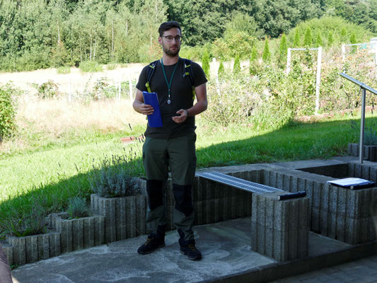 Martin Graf begrüßte die Teilnehmer im Namen des Naturparks