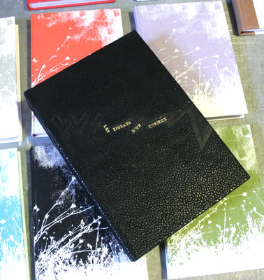 Coffret cuir imitation galucha pour livre broché