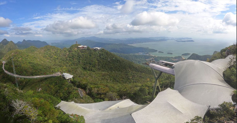 Blick vom Gunung Mat Cinang