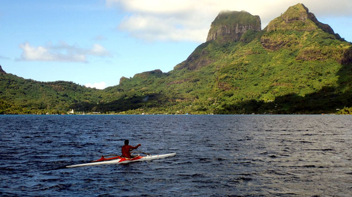 Bora Bora: Kayakfahrer