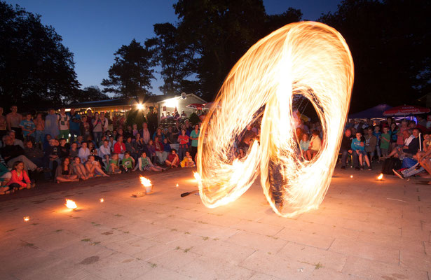 Feuerpoi im Bürgerbad Leitmecke Menden (Sauerland)