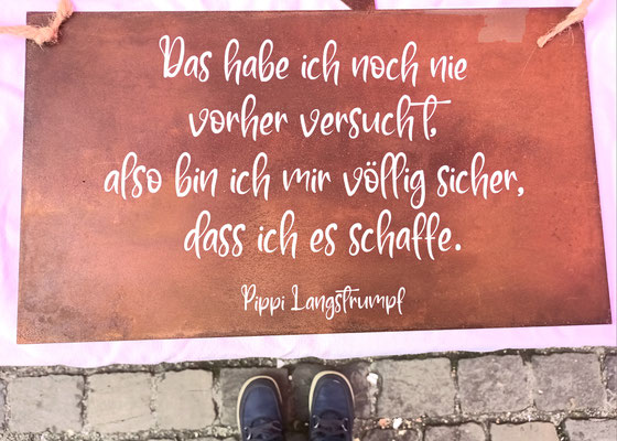 "Ich schaff's!" Pippi Langstrumpf