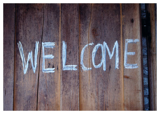 Welcome an Türe Nr. 126