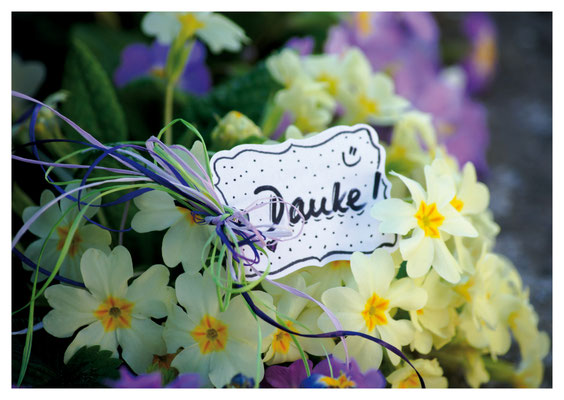 Danke in Blüten Nr. 06