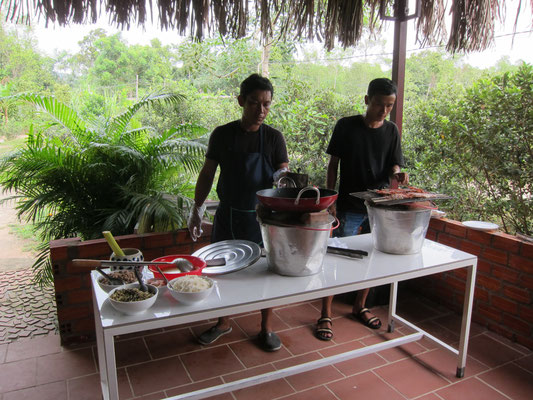 Mittagessen Pepperfarm Phu Quoc