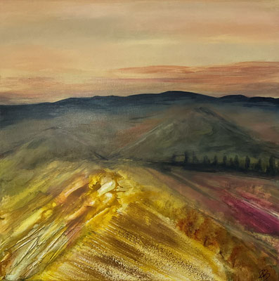 Toskana - 50x50cm, Acrylmischtechnik auf Leinwand, 300 €