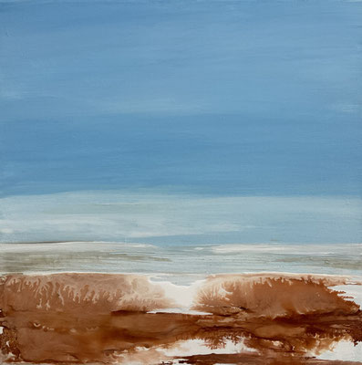 Tide - 30x30cm, Acrylmischtechnik auf Leinwand, 180 €