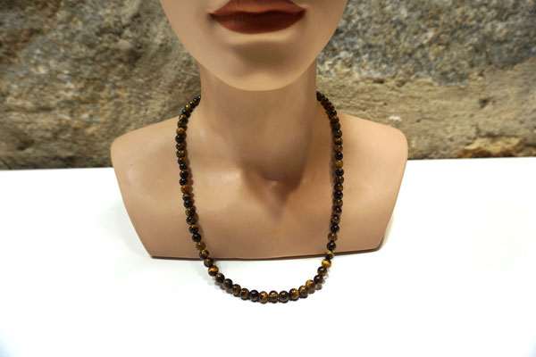 Tigerauge Perlenkette mit Magnetverschluss. Neuwertiger Zustand. Preis: 14,90 €