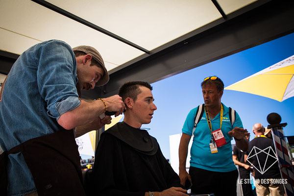 Tour de France 2016 - Lundi 18 juillet 2016 -Etape 16 - Moirans-en-Montagne - Julien Joubert Barbier - Romain BARDET